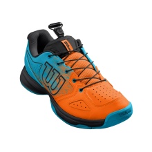 Wilson Tennisschuhe Kaos Bela QL (Quicklace) Allcourt orange/blau Kinder